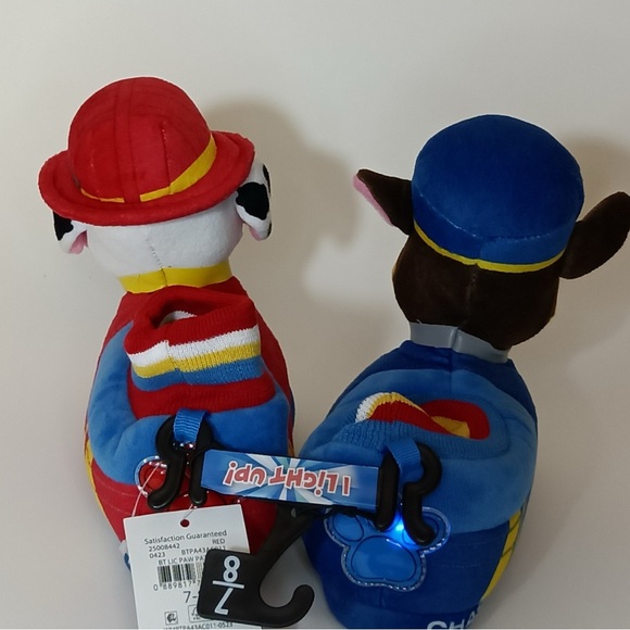 Nickelodeon Paw Patrol Light-Up slippers - Size 7/8 toddler shoes - Picture 10 of 13